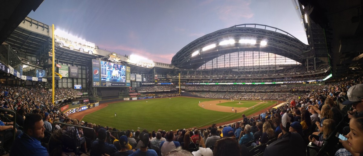 Miller Park, image provided by the author with full release. baseball