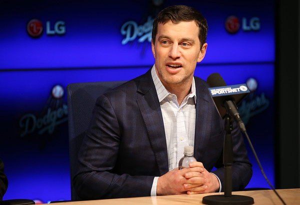 Los Angeles Dodgers' President of Baseball Operations Andrew Friedman - Getty Images North America via Zimbio